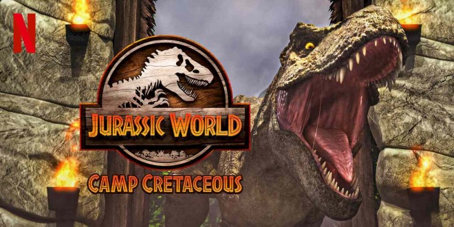 Bannire de la srie Jurassic World: Camp Cretaceous